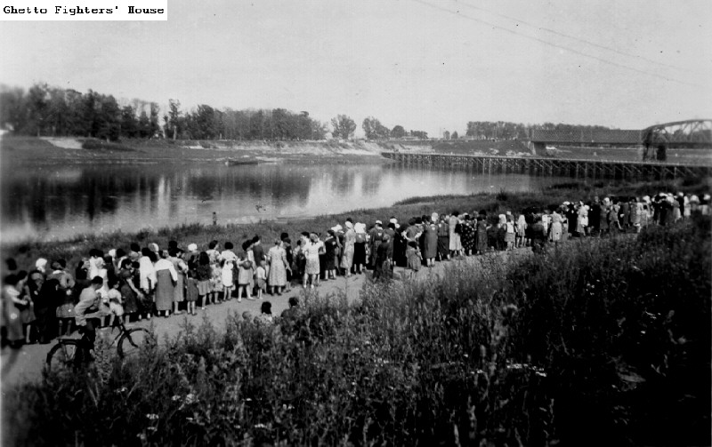 Ghetto Women Marched to Bath in Daugava (Dvina) River